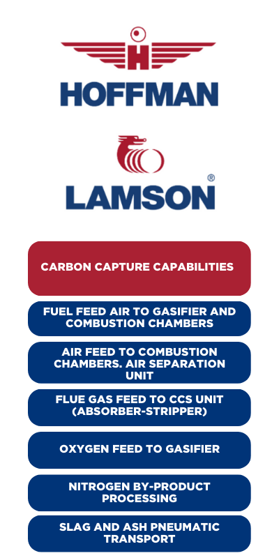 Hoffman Lamson is a trusted provider of multistage centrifugal blowers for the Carbon Capture industry. Centrifugal blowers are used in many processes throughout Carbon Capture, Sequestration, and Storage applications. 